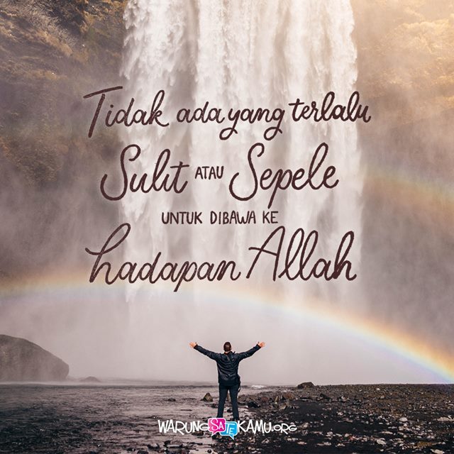 Berdoa untuk Segala Sesuatu